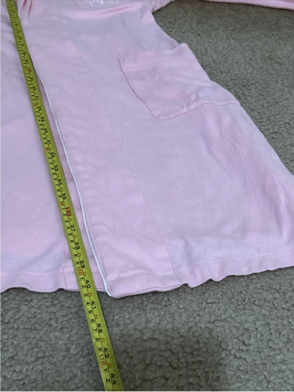 Lauren Ralph Lauren Women’s Pink Cotton Bath Robe Size Large